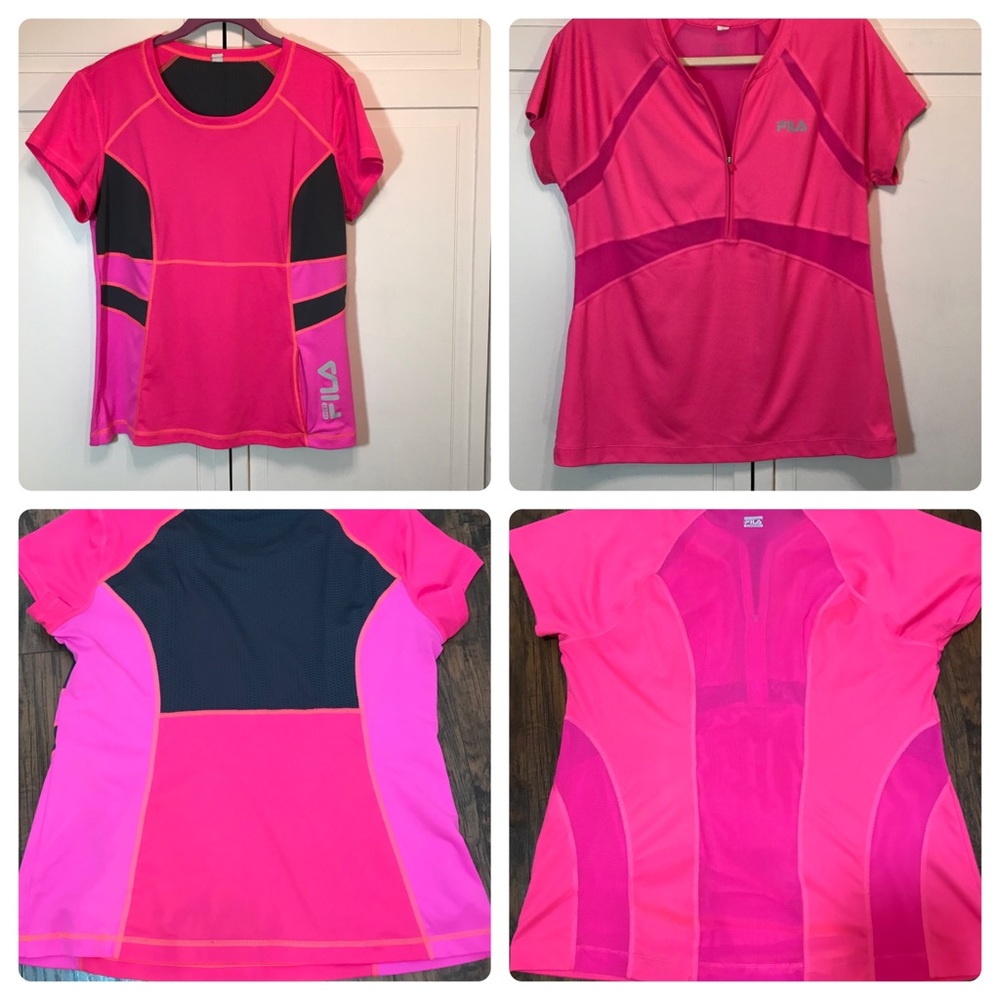 Fila pink active top bundle